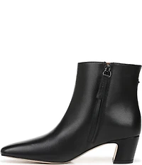 Sarto by Franco Sarto Flexa Savino Leather Square Toe Booties