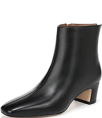 Sarto by Franco Sarto Flexa Savino Leather Square Toe Booties