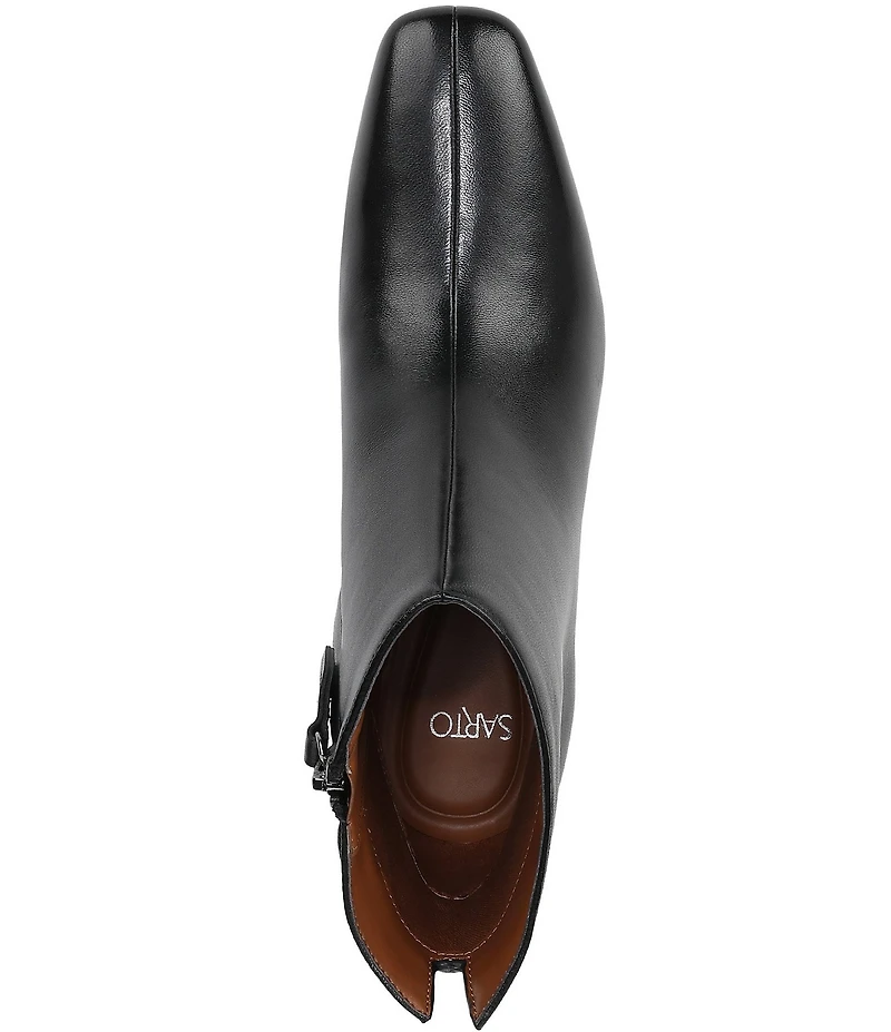 Sarto by Franco Sarto Flexa Savino Leather Square Toe Booties