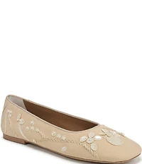 Sarto by Franco Sarto Flexa Winley Embellished Square Toe Flats
