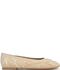 Sarto by Franco Sarto Flexa Winley Embellished Square Toe Flats