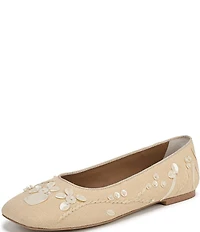 Sarto by Franco Sarto Flexa Winley Embellished Square Toe Flats