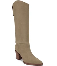 Sarto by Franco Sarto Jasmine Suede Western Inspired Tall Boots