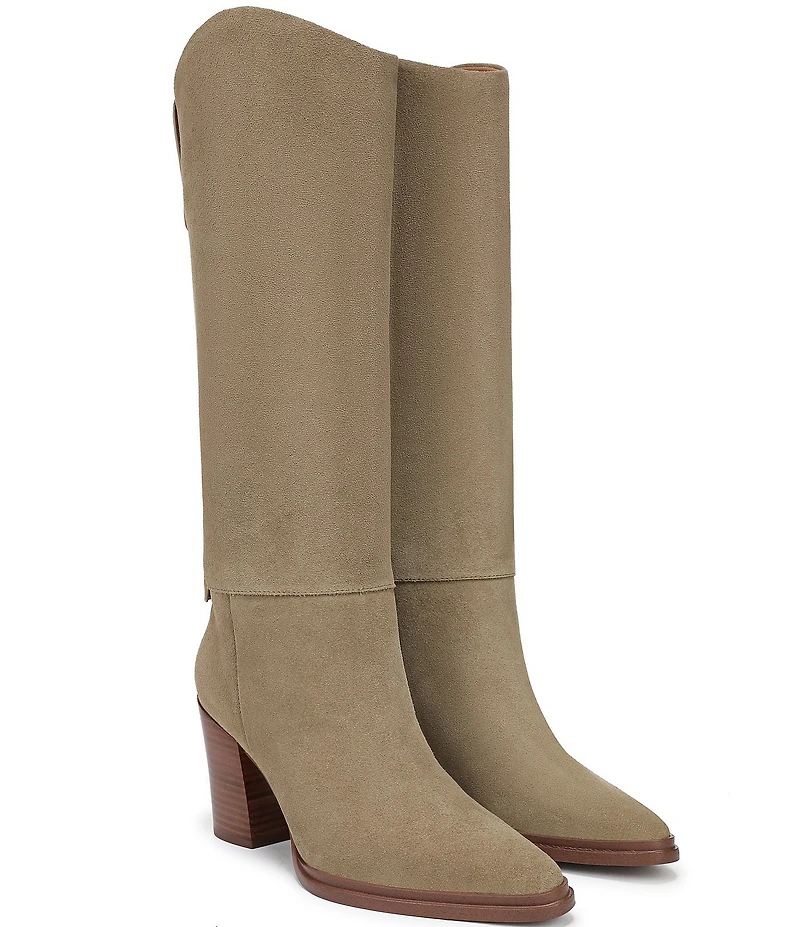 Sarto by Franco Sarto Jasmine Suede Western Inspired Tall Boots