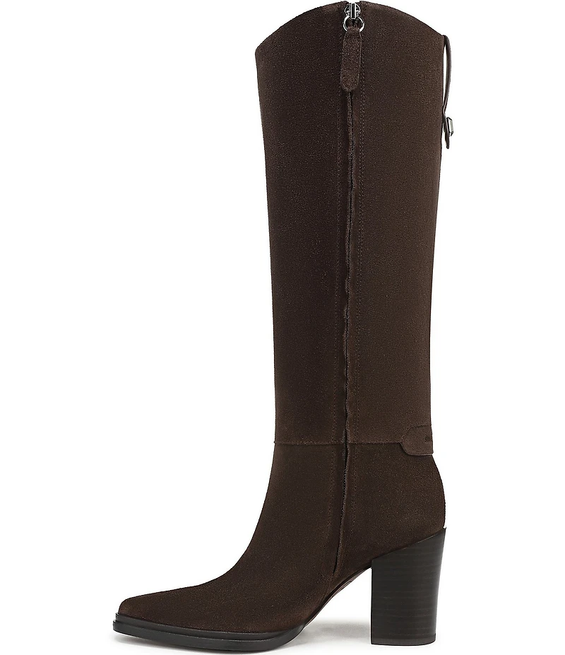 Sarto by Franco Sarto Jasmine Suede Western Inspired Tall Boots