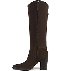 Sarto by Franco Sarto Jasmine Suede Western Inspired Tall Boots