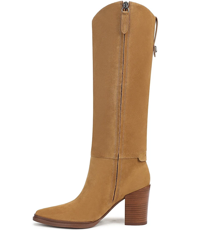 Sarto by Franco Sarto Jasmine Suede Western Inspired Tall Boots