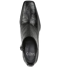 Sarto by Franco Sarto Jude Croco Embossed Leather Shooties