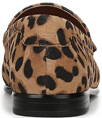 Sarto by Franco Sarto Lainey Leopard Print Suede Loafers