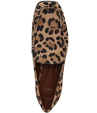 Sarto by Franco Sarto Lainey Leopard Print Suede Loafers
