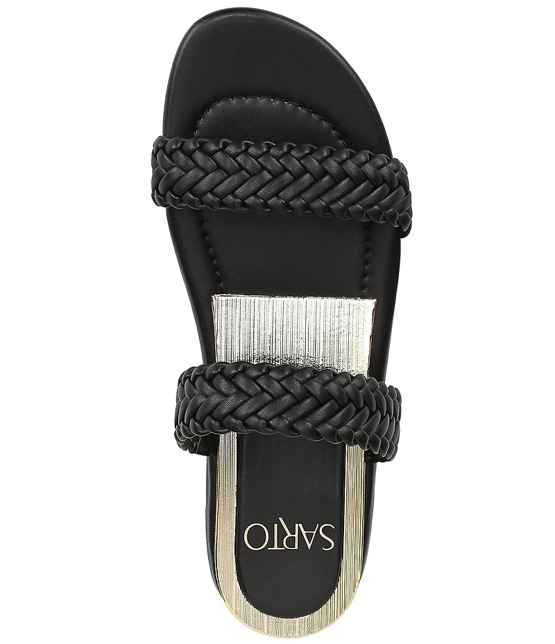 Sarto by Franco Sarto Maggie2 Banded Demi Wedge Slides