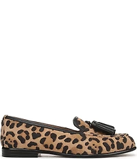 Sarto by Franco Sarto Minerva2 Leopard Print Suede Tassel Loafers