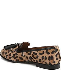 Sarto by Franco Sarto Minerva2 Leopard Print Suede Tassel Loafers