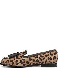 Sarto by Franco Sarto Minerva2 Leopard Print Suede Tassel Loafers