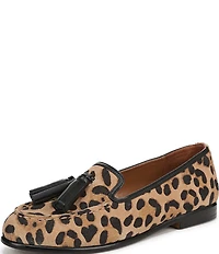 Sarto by Franco Sarto Minerva2 Leopard Print Suede Tassel Loafers