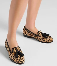 Sarto by Franco Sarto Minerva2 Leopard Print Suede Tassel Loafers