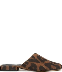 Sarto by Franco Sarto Olena Leopard Print Suede Mules