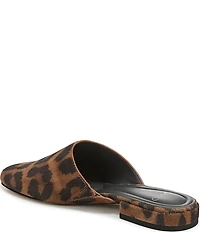 Sarto by Franco Sarto Olena Leopard Print Suede Mules