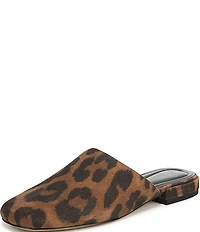 Sarto by Franco Sarto Olena Leopard Print Suede Mules