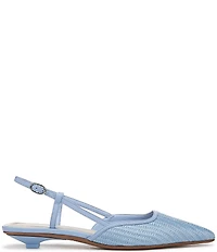 Sarto by Franco Sarto Pheby 2 Raffia Kitten Heel Slingback Pumps