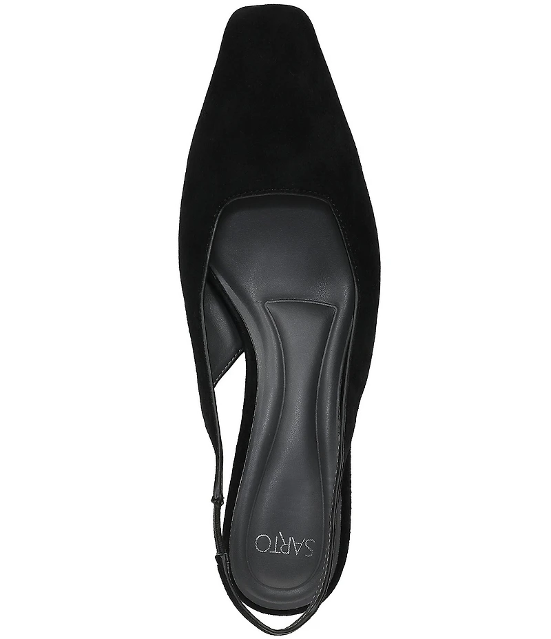 Sarto by Franco Sarto Raven 2 Suede Slingback Kitten Heel Pumps