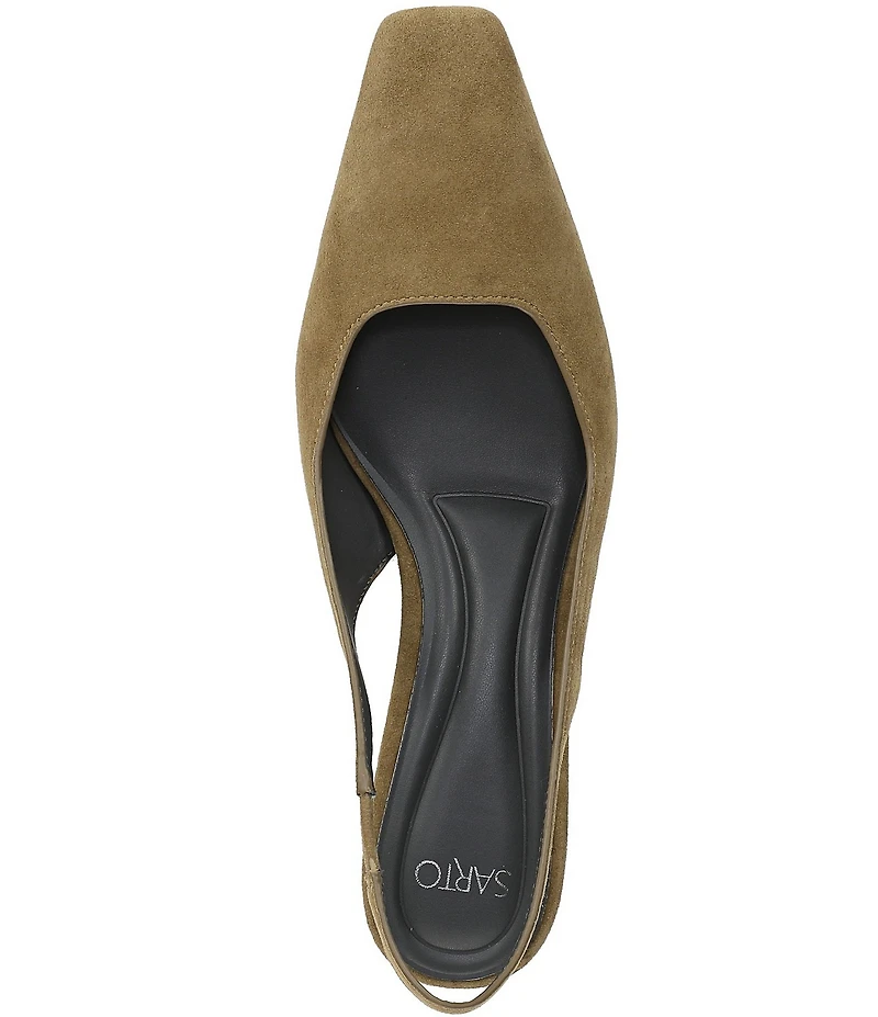 Sarto by Franco Sarto Raven 2 Suede Slingback Kitten Heel Pumps