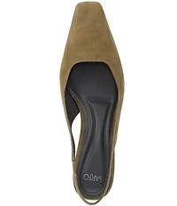 Sarto by Franco Sarto Raven 2 Suede Slingback Kitten Heel Pumps