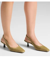 Sarto by Franco Sarto Raven 2 Suede Slingback Kitten Heel Pumps