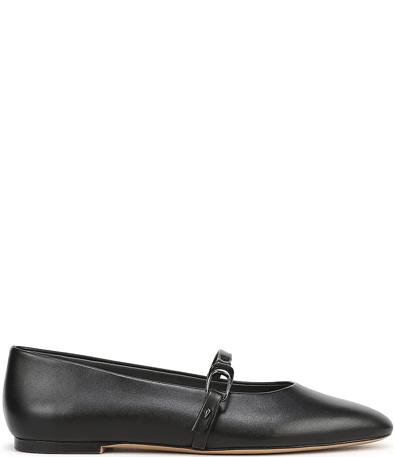 Sarto by Franco Sarto Rubina Leather Pointed Toe Mary Jane Ballet Flats