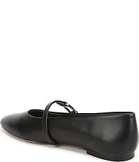Sarto by Franco Sarto Rubina Leather Pointed Toe Mary Jane Ballet Flats