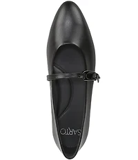 Sarto by Franco Sarto Rubina Leather Pointed Toe Mary Jane Ballet Flats
