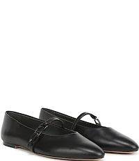 Sarto by Franco Sarto Rubina Leather Pointed Toe Mary Jane Ballet Flats