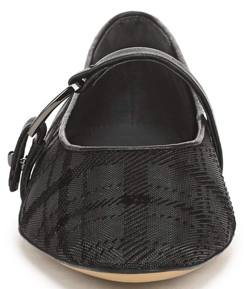 Sarto by Franco Sarto Rubina Plaid Mesh Pointed Toe Mary Jane Ballet Flats