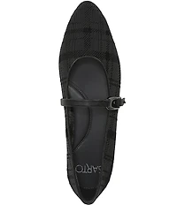 Sarto by Franco Sarto Rubina Plaid Mesh Pointed Toe Mary Jane Ballet Flats