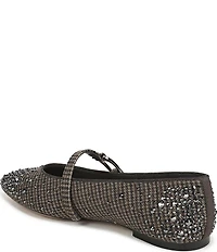 Sarto by Franco Sarto Rubina Rhinestone Embellished Houndstooth Mary Jane Ballet Flats