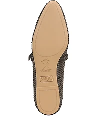 Sarto by Franco Sarto Rubina Rhinestone Embellished Houndstooth Mary Jane Ballet Flats