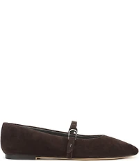 Sarto by Franco Sarto Rubina Suede Pointed Toe Mary Jane Ballet Flats