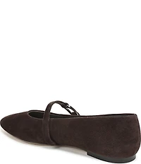 Sarto by Franco Sarto Rubina Suede Pointed Toe Mary Jane Ballet Flats