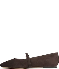 Sarto by Franco Sarto Rubina Suede Pointed Toe Mary Jane Ballet Flats