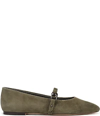 Sarto by Franco Sarto Rubina Suede Pointed Toe Mary Jane Ballet Flats