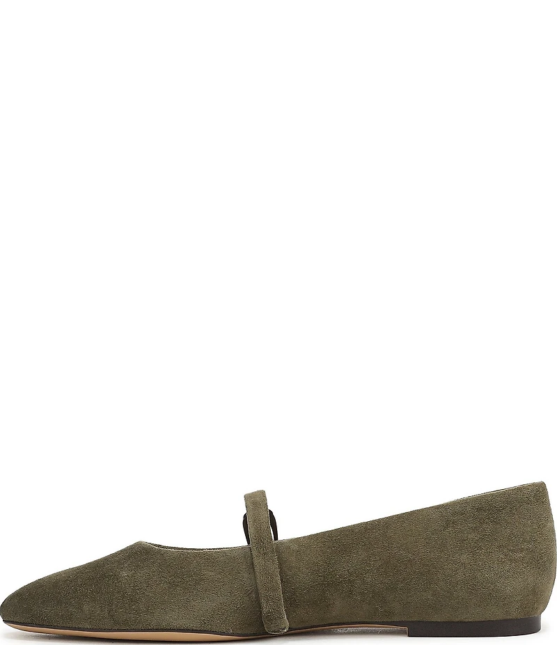 Sarto by Franco Sarto Rubina Suede Pointed Toe Mary Jane Ballet Flats