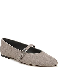 Sarto by Franco Sarto Rubina Twill Mary Jane Ballet Flats