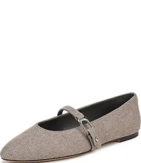 Sarto by Franco Sarto Rubina Twill Mary Jane Ballet Flats