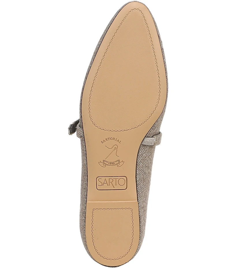 Sarto by Franco Sarto Rubina Twill Mary Jane Ballet Flats