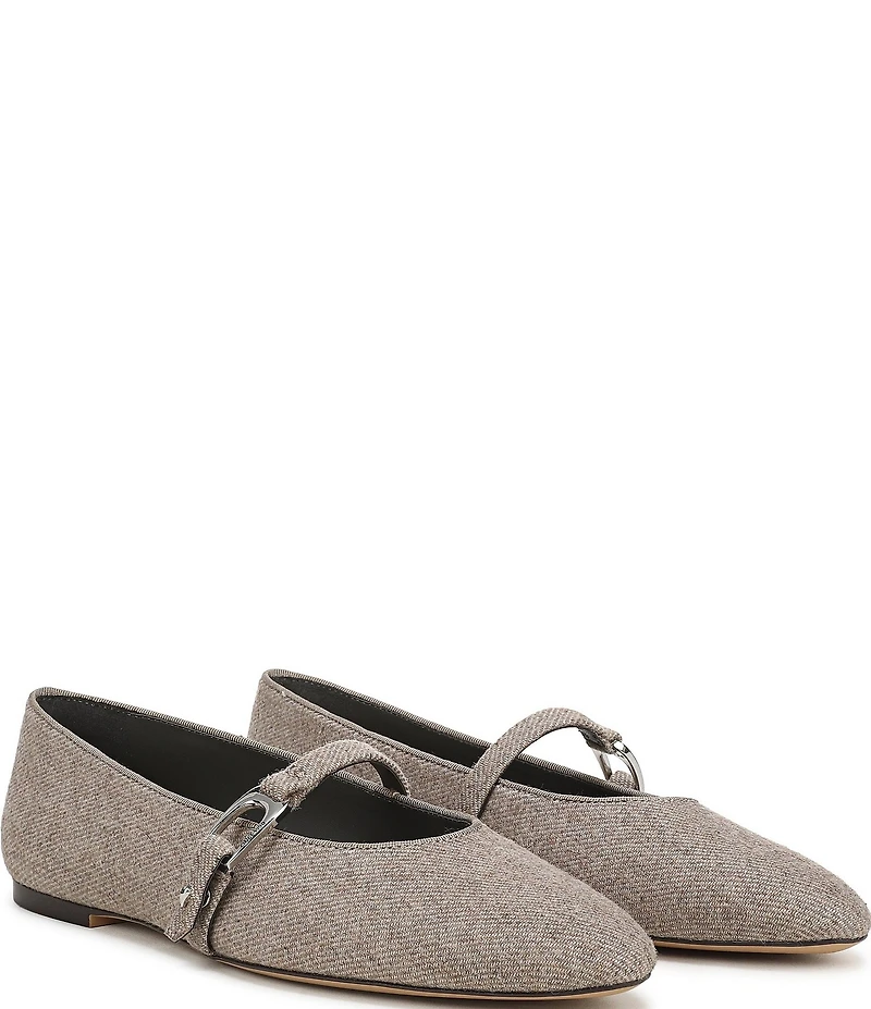 Sarto by Franco Sarto Rubina Twill Mary Jane Ballet Flats
