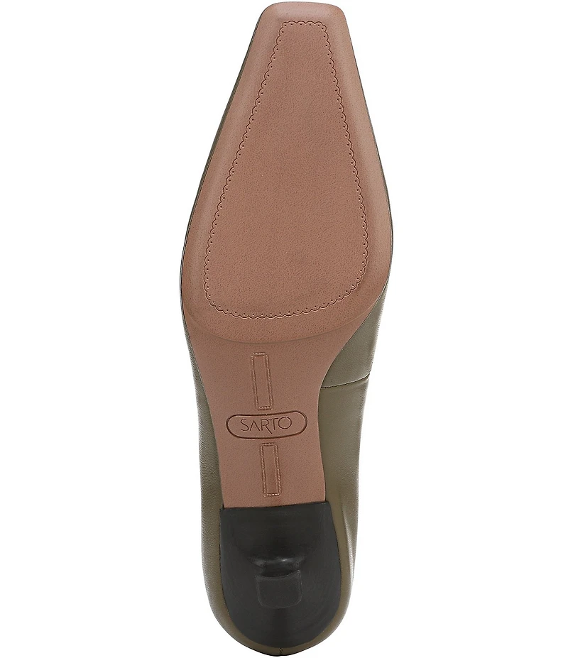 Sarto by Franco Sarto Ryan Leather Kitten Heel Pumps