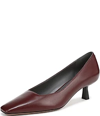 Sarto by Franco Sarto Ryan Leather Kitten Heel Pumps