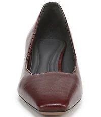 Sarto by Franco Sarto Ryan Leather Kitten Heel Pumps