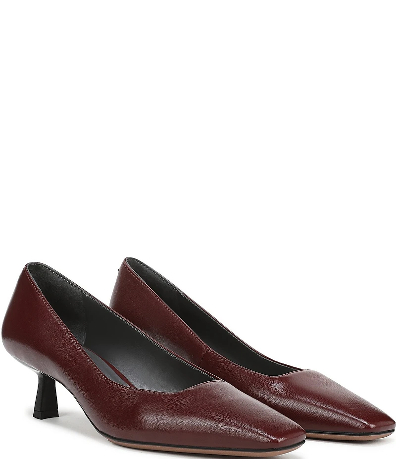 Sarto by Franco Sarto Ryan Leather Kitten Heel Pumps