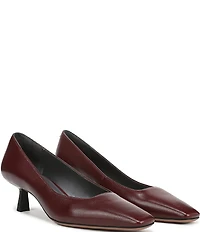 Sarto by Franco Sarto Ryan Leather Kitten Heel Pumps